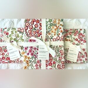 Pottery Barn Bloom Boutique Percale F/Q  Duvet Cover & Shams, NWT, Retail $329